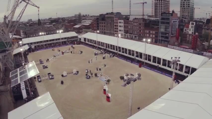 International indoor show jumping event with full grandstands